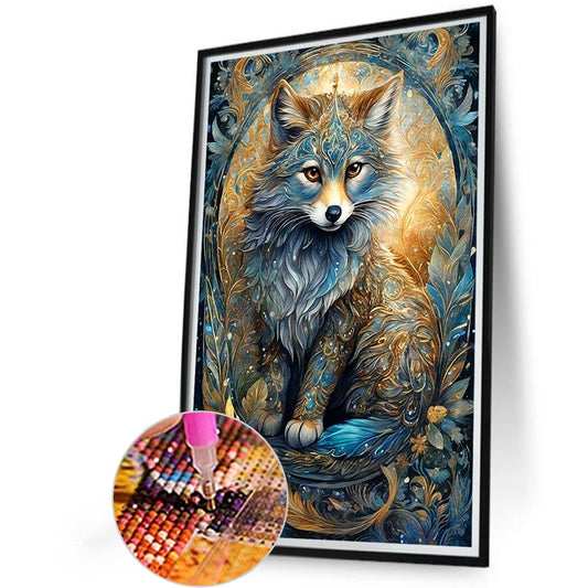 Black Wolf - Full Round Drill Diamond Painting 40*60CM