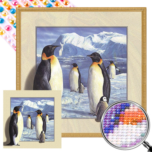 Antarctic Penguin - Full AB Dril Round Diamond Painting 40*40CM