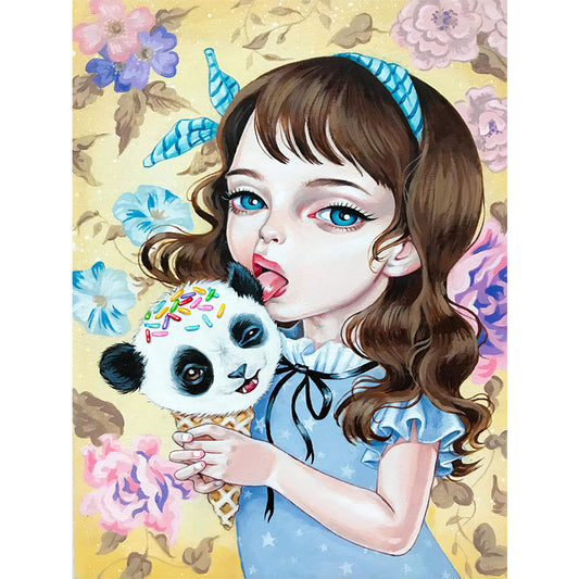 Girl - 11CT Stamped Cross Stitch 40*56CM