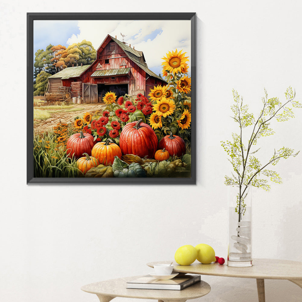 Harvest Farm - Full Round Drill Diamond Painting 30*30CM