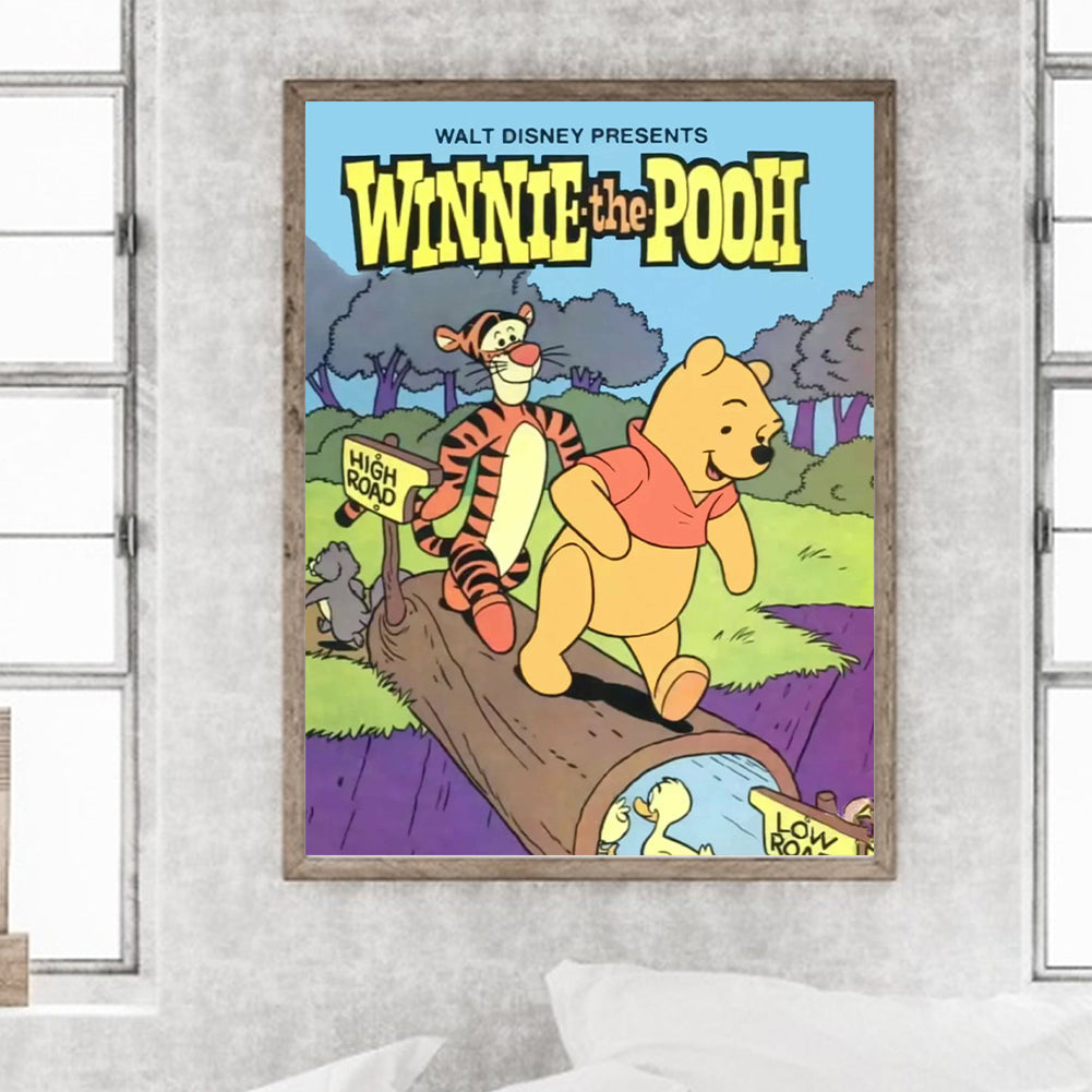 Winnie The Pooh - Full Round Drill Diamond Painting 30*40CM