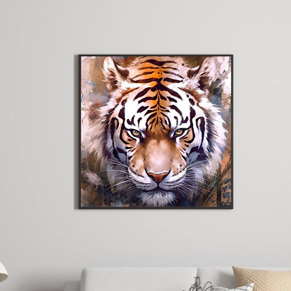 Tiger - Full Round Drill Diamond Painting 30*30CM