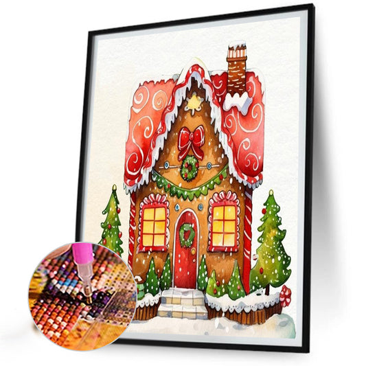Candy House - Full Round Drill Diamond Painting 40*50CM