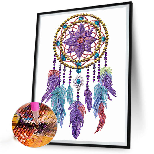 Dreamcatcher - Special Shaped Drill Diamond Painting 30*40CM