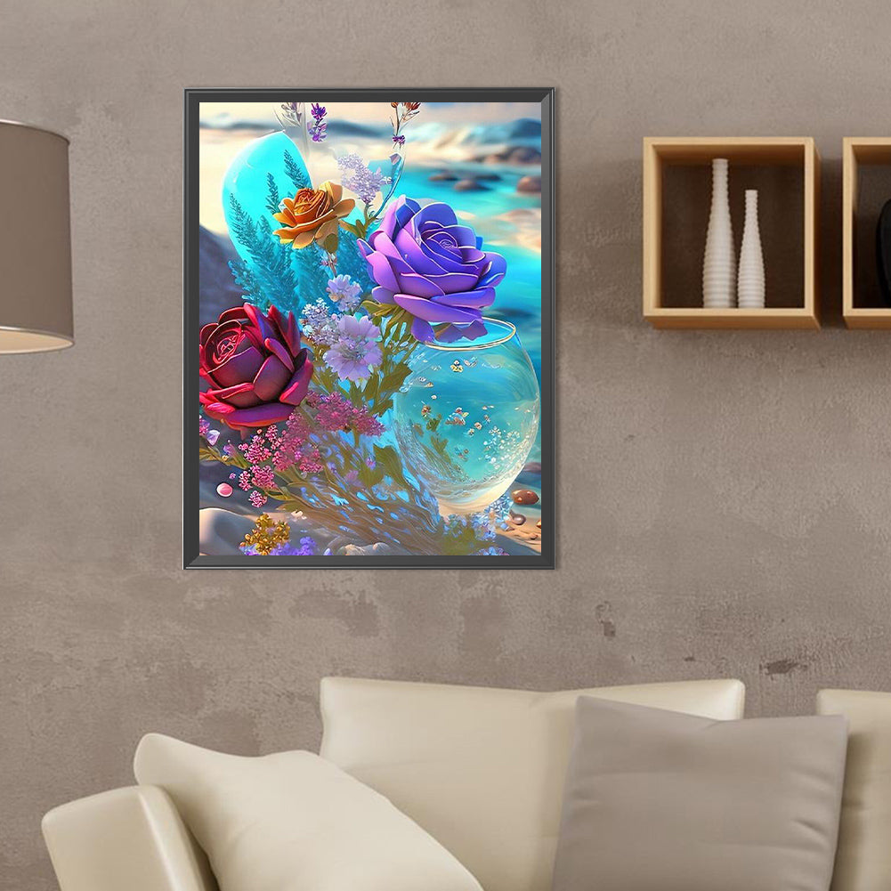 Seaside Romance - Full Round Drill Diamond Painting 30*40CM