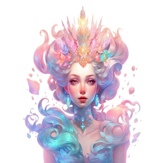 Flower Girl - 11CT Stamped Cross Stitch 50*65CM