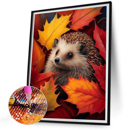 Hedgehog - Full Round Drill Diamond Painting 30*40CM