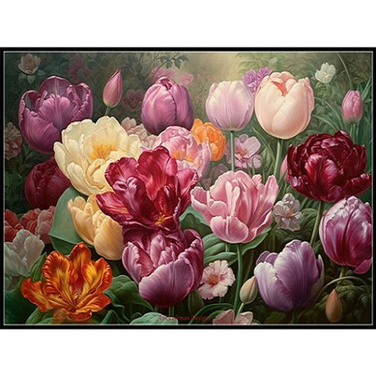 Tulip - Full Square Drill Diamond Painting 40*30CM
