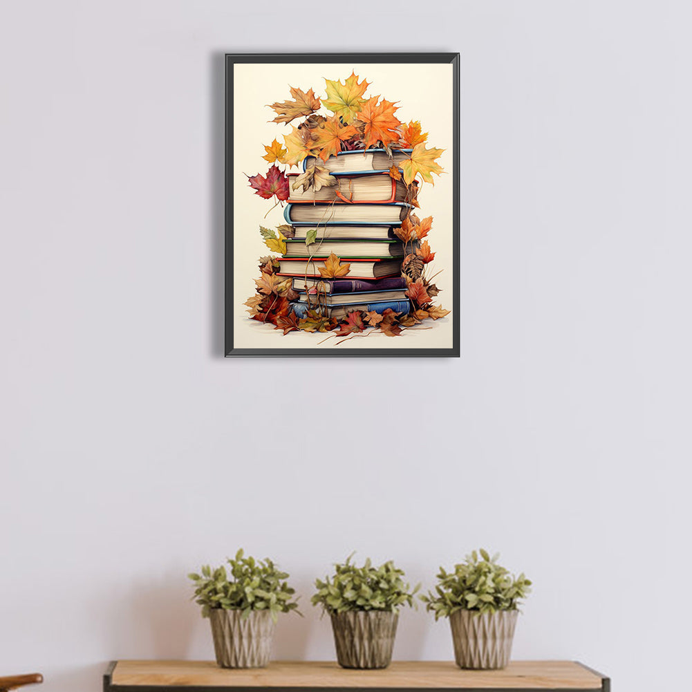 Maple Leaf Books - Full Square Drill Diamond Painting 30*40CM