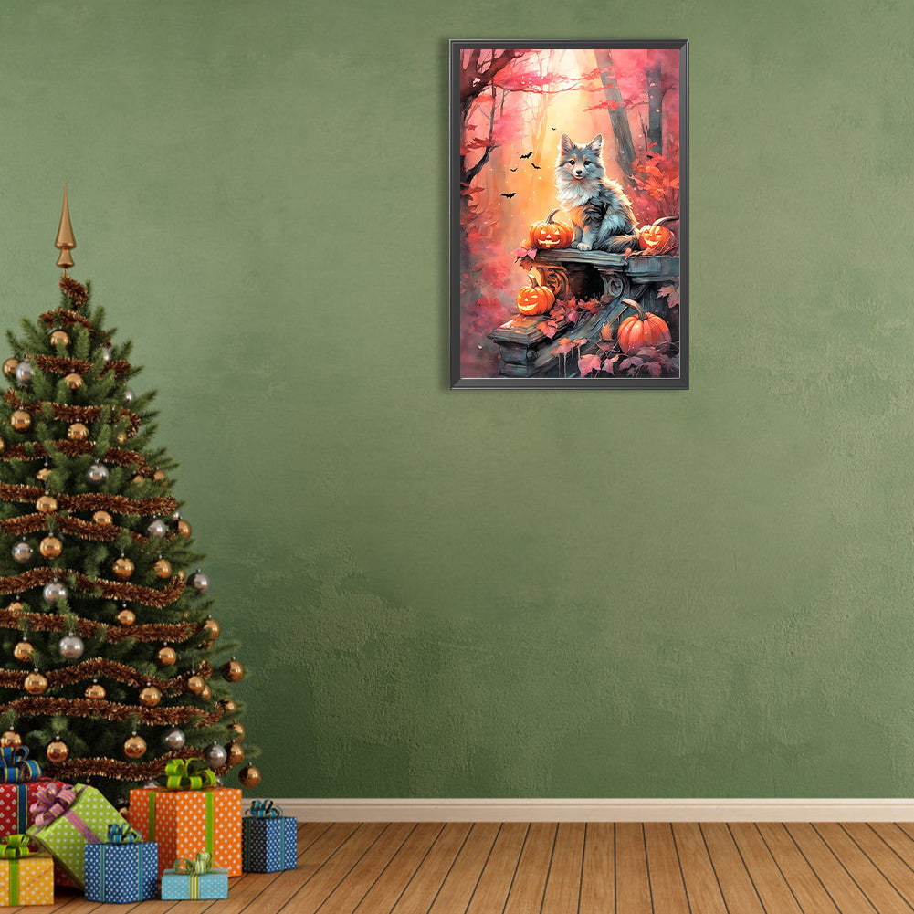 Wolfdog - Full Round Drill Diamond Painting 40*60CM