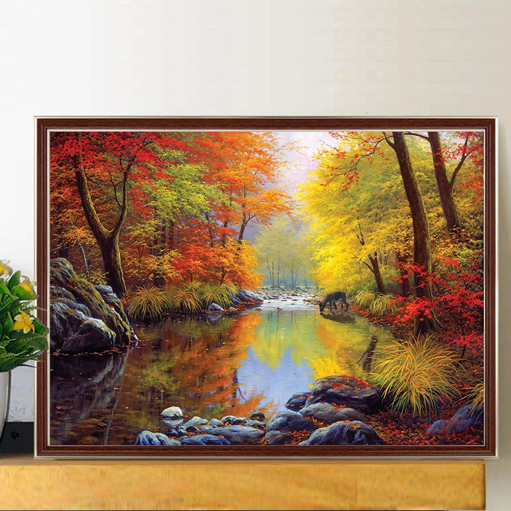 Wild Scenery - Full Round Drill Diamond Painting 40*30CM