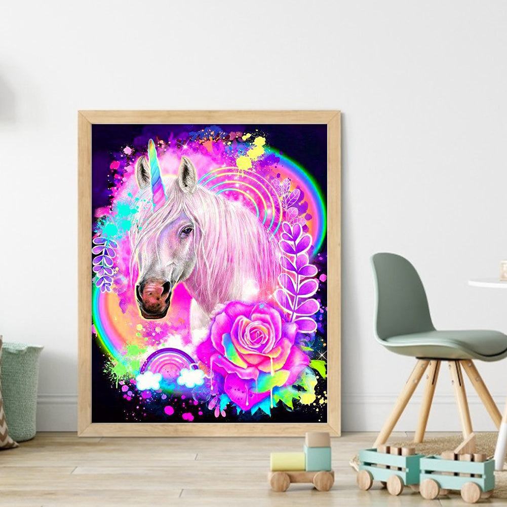 Unicorn - 11CT Stamped Cross Stitch 40*50CM