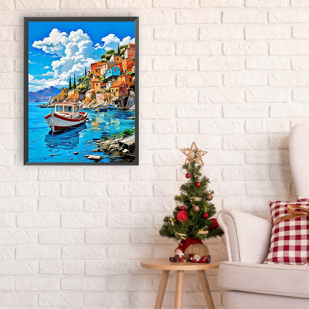 Bay - Full Round Drill Diamond Painting 30*40CM