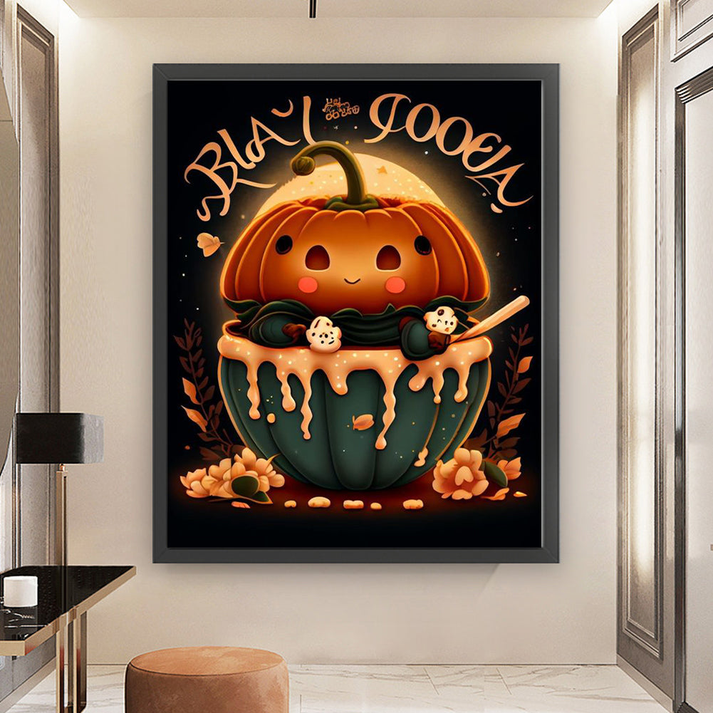 Halloween Coffee - 11CT Stamped Cross Stitch 50*60CM