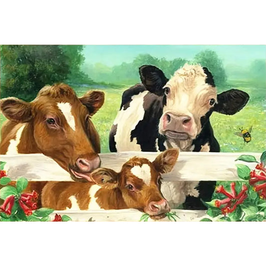 Ox - 11CT Stamped Cross Stitch 60*40CM