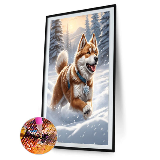 Animals In The Snow - Full Round Drill Diamond Painting 40*60CM