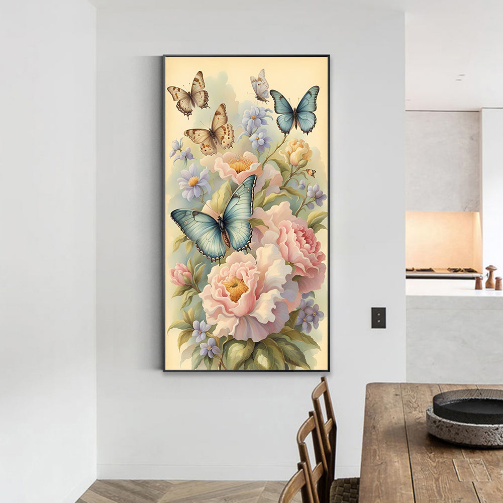 Place Of Pansies - Full Round Drill Diamond Painting 40*70CM