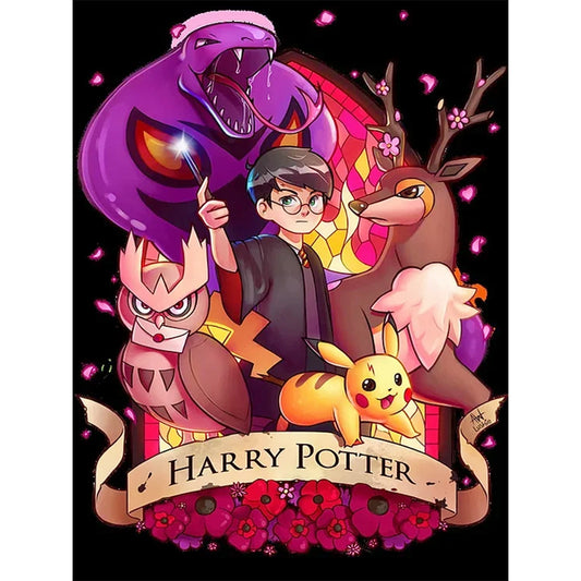 Harry Potter Owl Elk - 11CT Stamped Cross Stitch 50*65CM