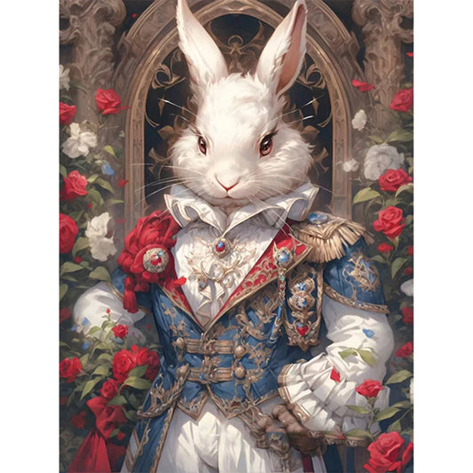 Alice Rabbit - 11CT Stamped Cross Stitch 50*65CM