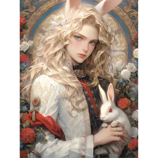 Alice Element Bunny Boy - 11CT Stamped Cross Stitch 50*65CM
