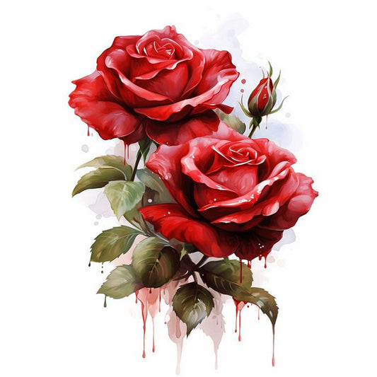 Bouquet - Full Square Drill Diamond Painting 30*40CM