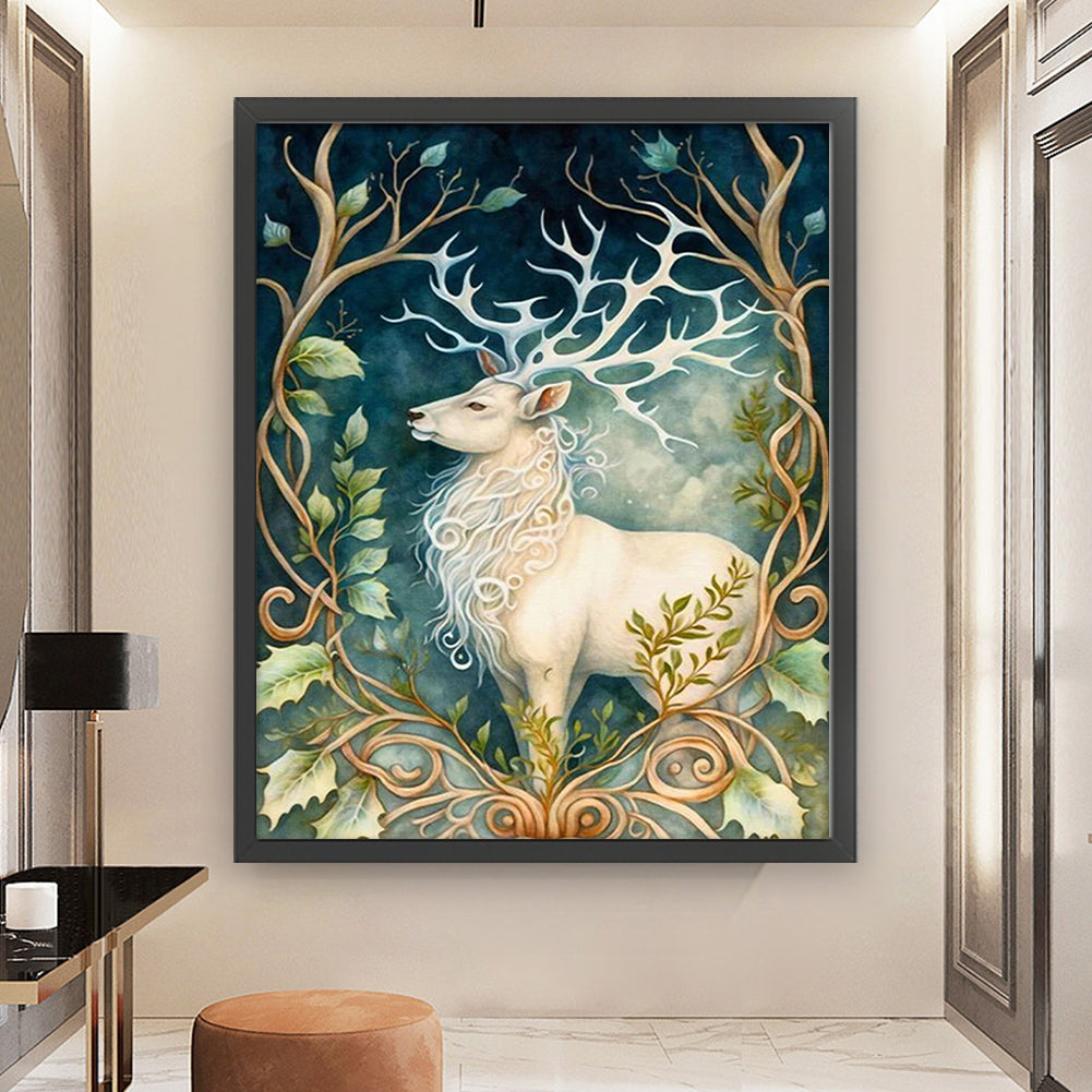 Elk - 11CT Stamped Cross Stitch 50*60CM