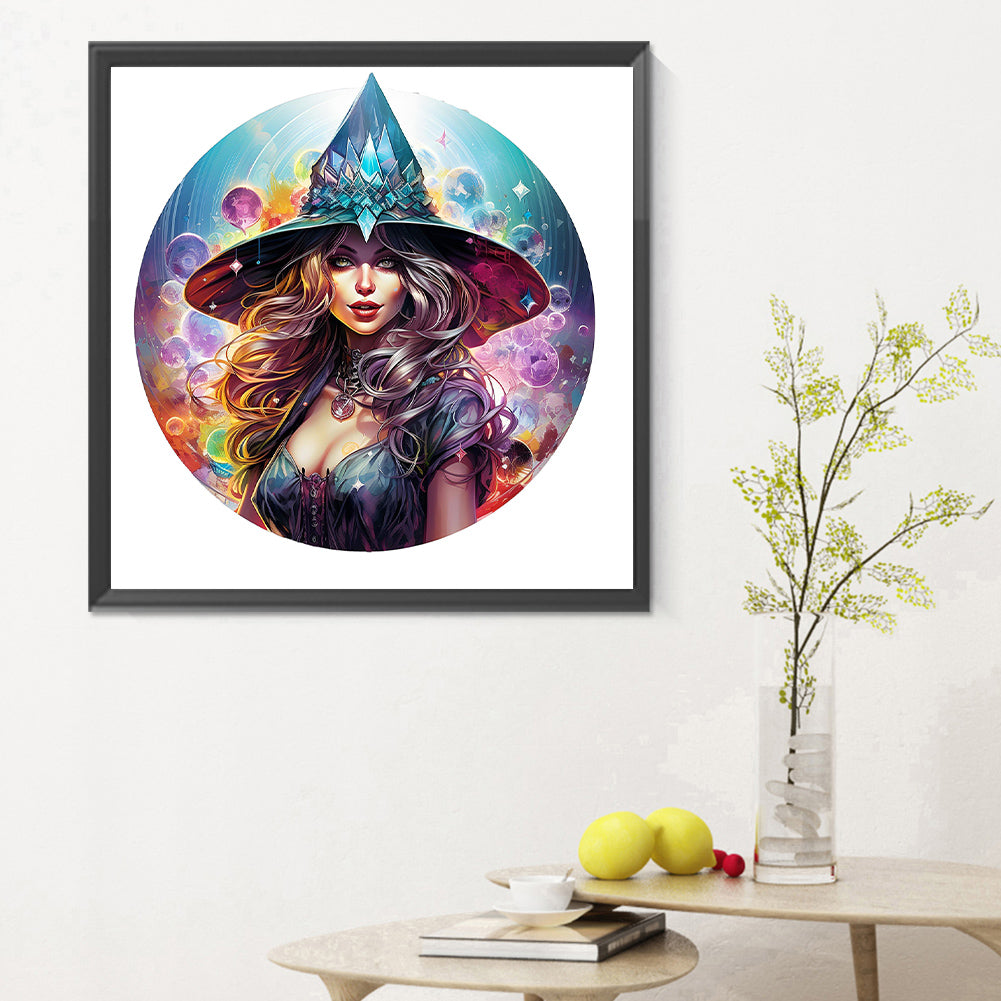 Decorative Witch - Full Round Drill Diamond Painting 30*30CM