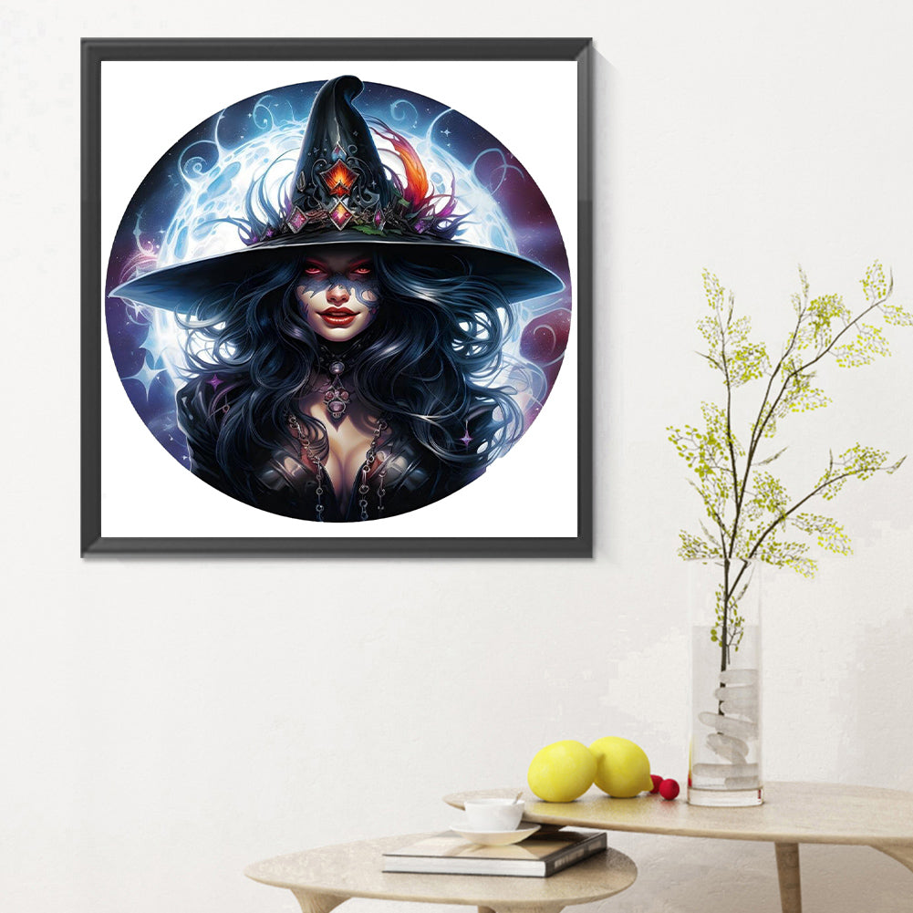 Blackened¡¤Witch - Full Round Drill Diamond Painting 30*30CM