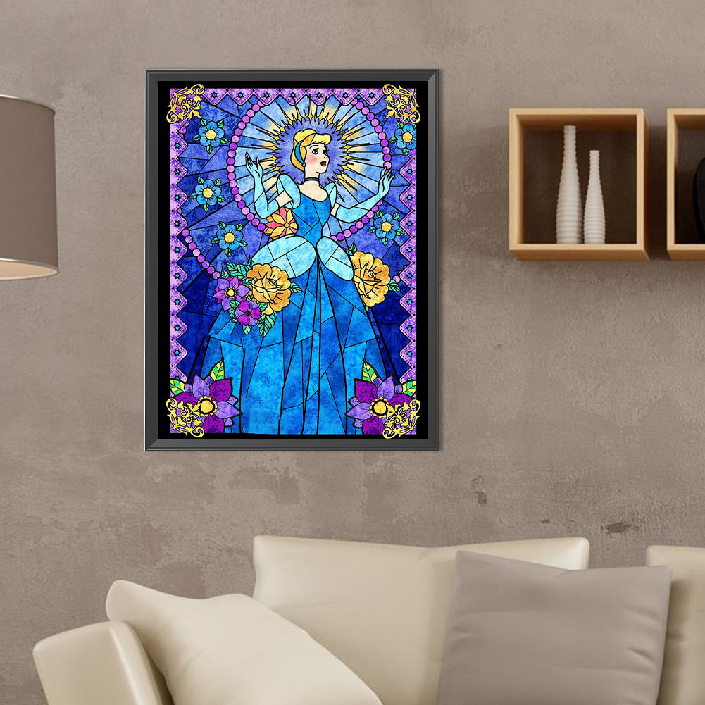 Cinderella - Full Round Drill Diamond Painting 30*40CM