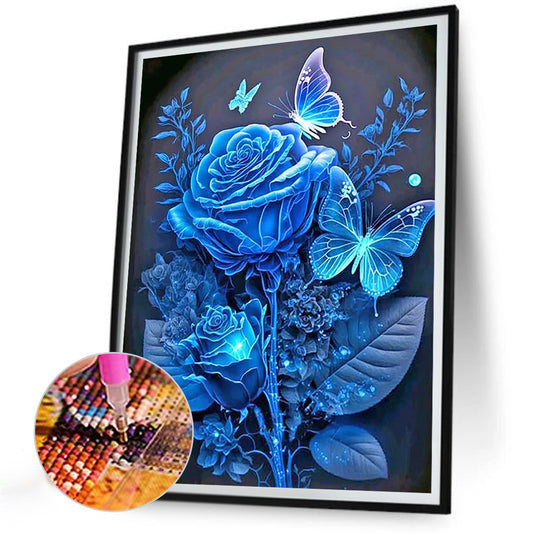 Flowers Roses - Full Round Drill Diamond Painting 30*40CM