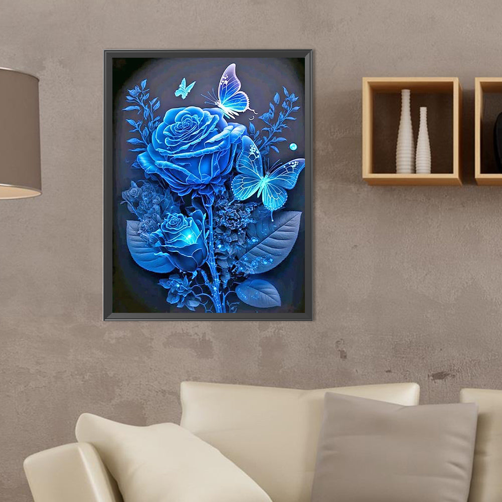 Flowers Roses - Full Round Drill Diamond Painting 30*40CM
