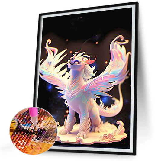 Luminous Dragon - Full Round Drill Diamond Painting 30*40CM