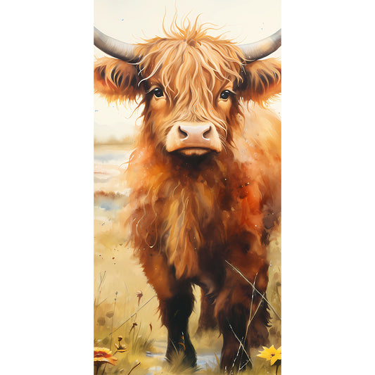 Pastoral Animal Yak - Full Round Drill Diamond Painting 40*80CM