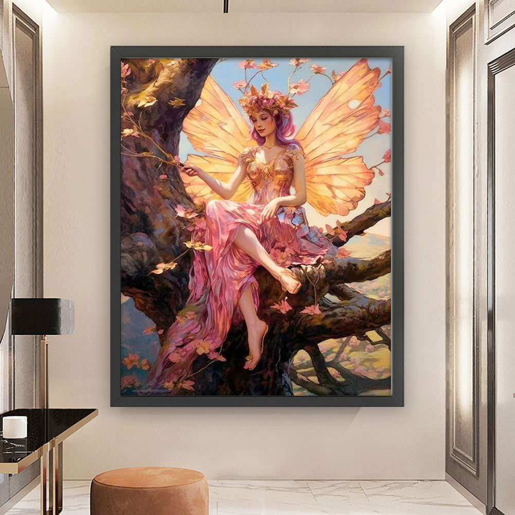 Butterfly Fairy - 11CT Stamped Cross Stitch 50*60CM