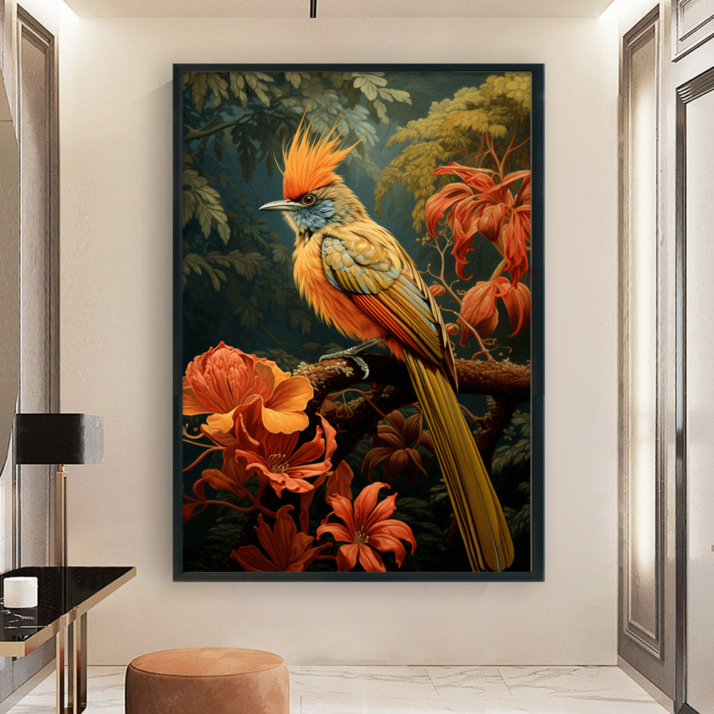 Exotic Bird - 11CT Stamped Cross Stitch 40*60CM