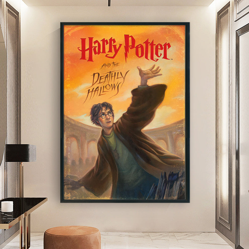 Retro Poster-Harry Potter - 11CT Stamped Cross Stitch 50*70CM