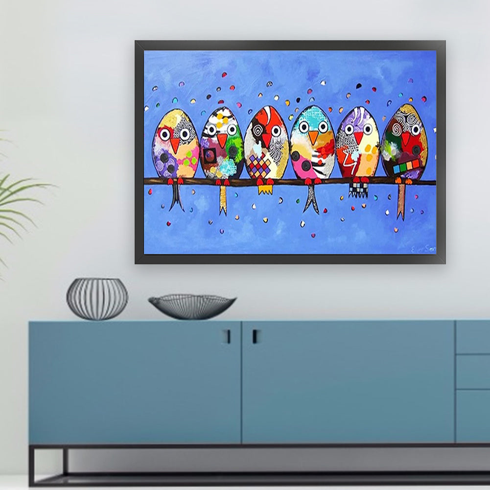 Birdie - 11CT Stamped Cross Stitch 60*45CM