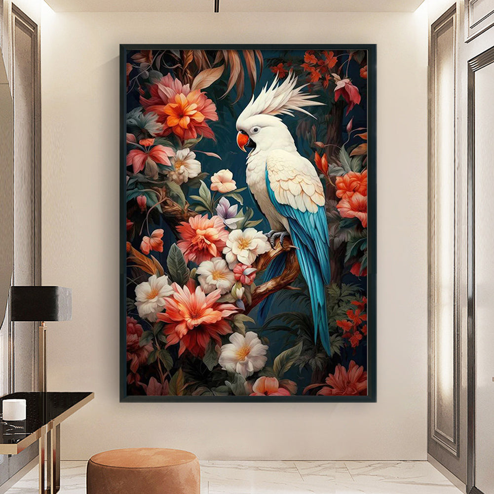 Parrot - 11CT Stamped Cross Stitch 40*60CM