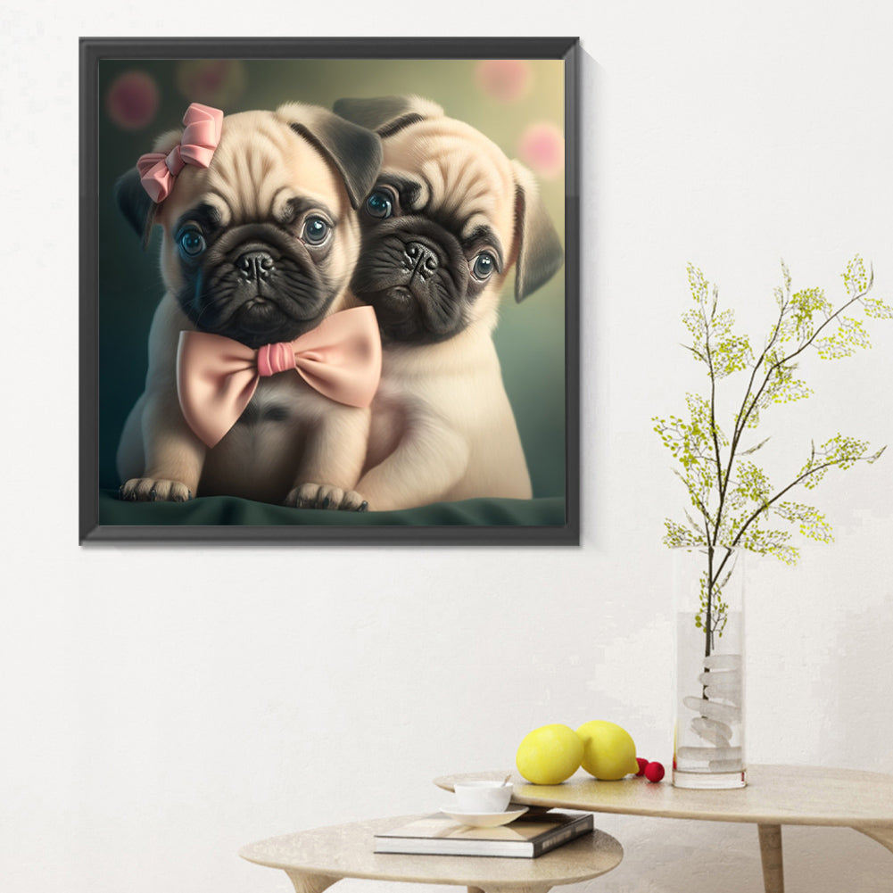 Yorkshire Terrier - Full Round Drill Diamond Painting 30*30CM