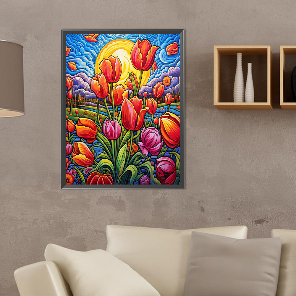 Tulip - Full Round Drill Diamond Painting 30*40CM