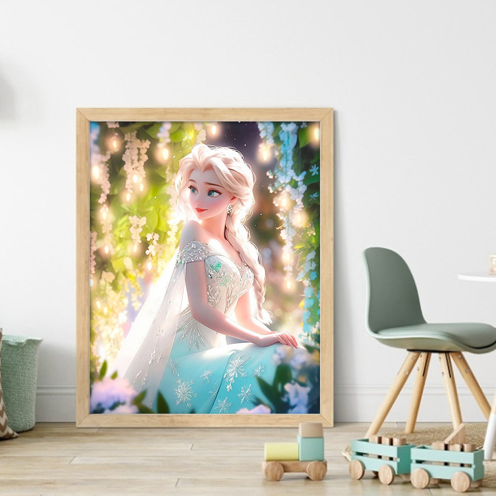 Frozen Queen Elsa - 11CT Stamped Cross Stitch 40*50CM