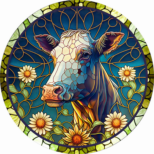 Dairy Cow - 11CT Stamped Cross Stitch 40*40CM