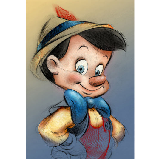 Pinocchio Pinocchio - 11CT Stamped Cross Stitch 40*60CM