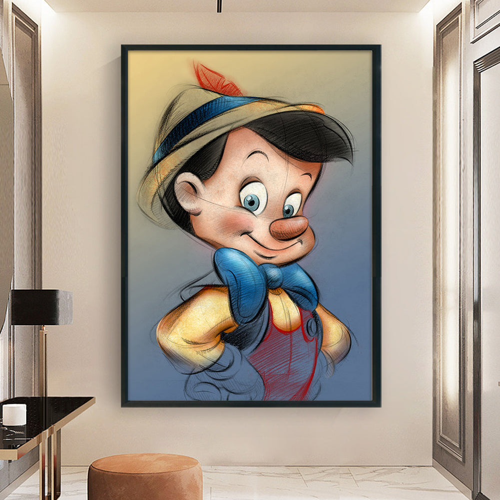 Pinocchio Pinocchio - 11CT Stamped Cross Stitch 40*60CM