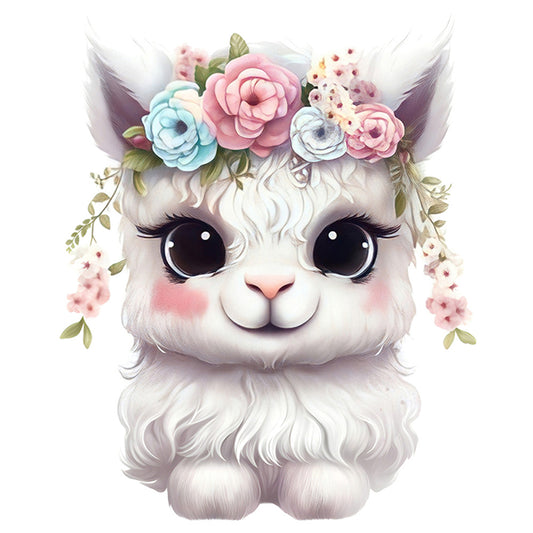 Cute Lamb - 18CT Stamped Cross Stitch 30*30CM(Joy Sunday)
