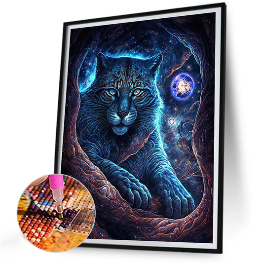 Tiger - Full Round Drill Diamond Painting 30*40CM