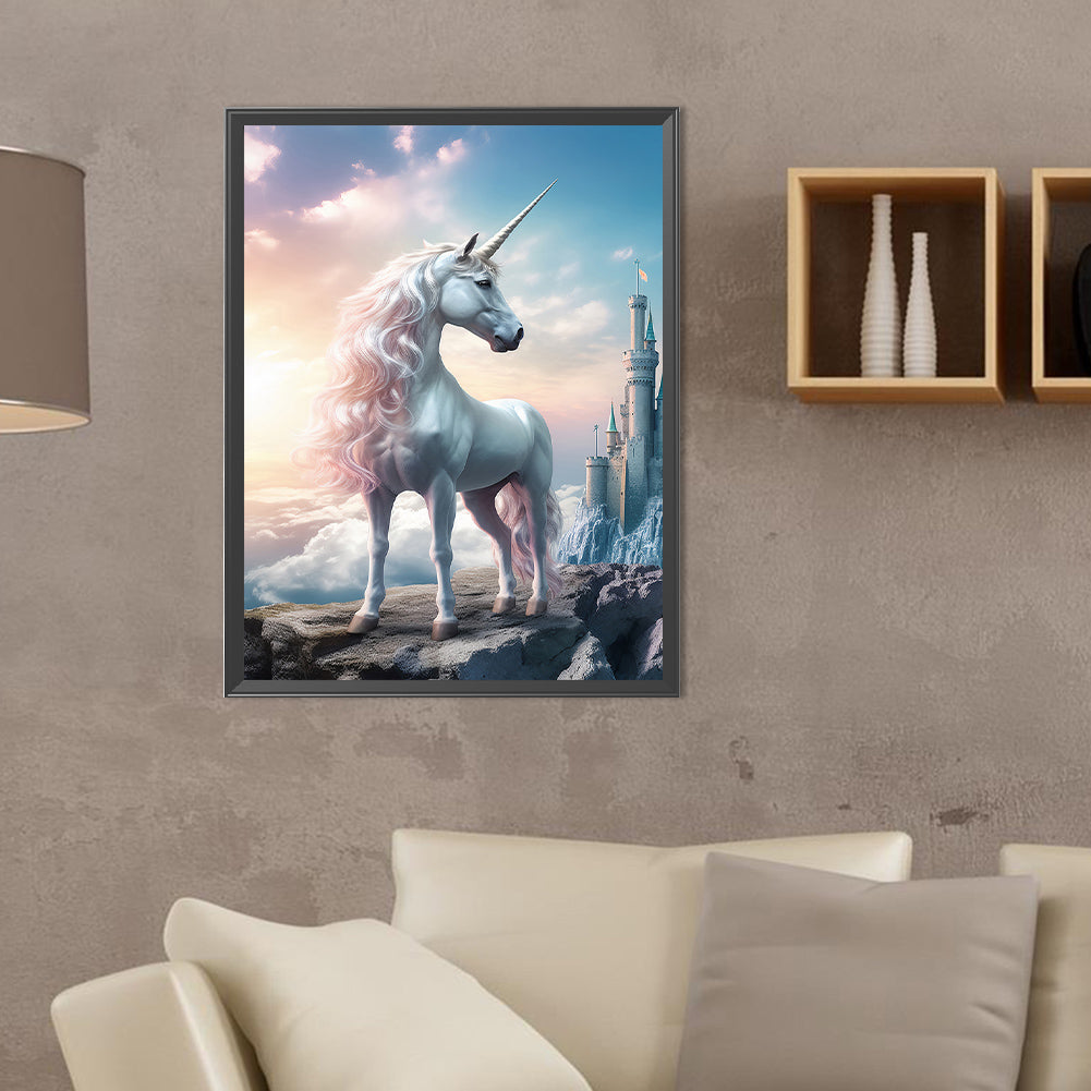 Fantasy Unicorn - Full Round Drill Diamond Painting 30*40CM