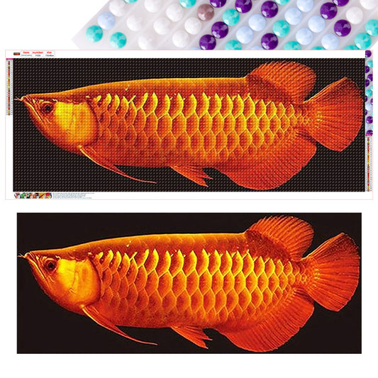 Giant Goldfish - Full Round Drill Diamond Painting 110*45CM