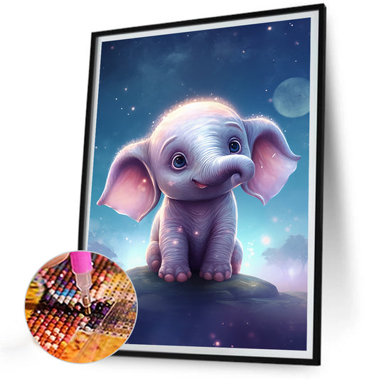 Garden Elephant - Full Round Drill Diamond Painting 30*40CM