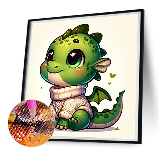 The Obedient Waiting Dragon - Full Round Drill Diamond Painting 30*30CM